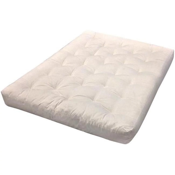 604 4 In. All Cotton Futon Mattress, Natural - Twin