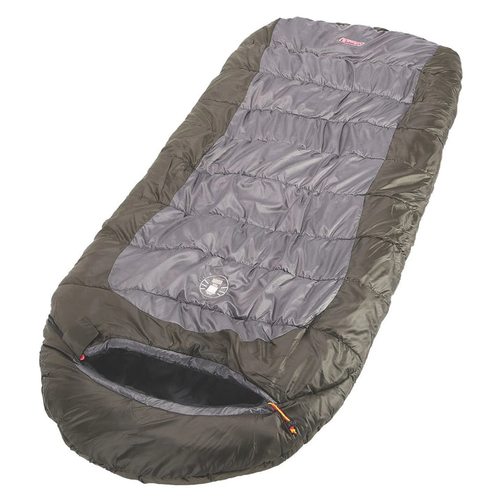 Big Basin 15-Degree Cold Weather Mummy Big and Tall Sleeping Bag, Gray, 39"X92"