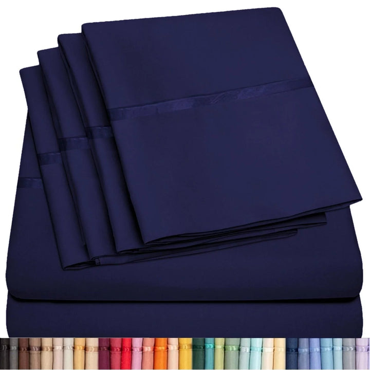 6 Piece Premium Bamboo Sheet Set, Deep Pockets, 45 Colors, 2200 Count, Sily Soft, by  Elegance