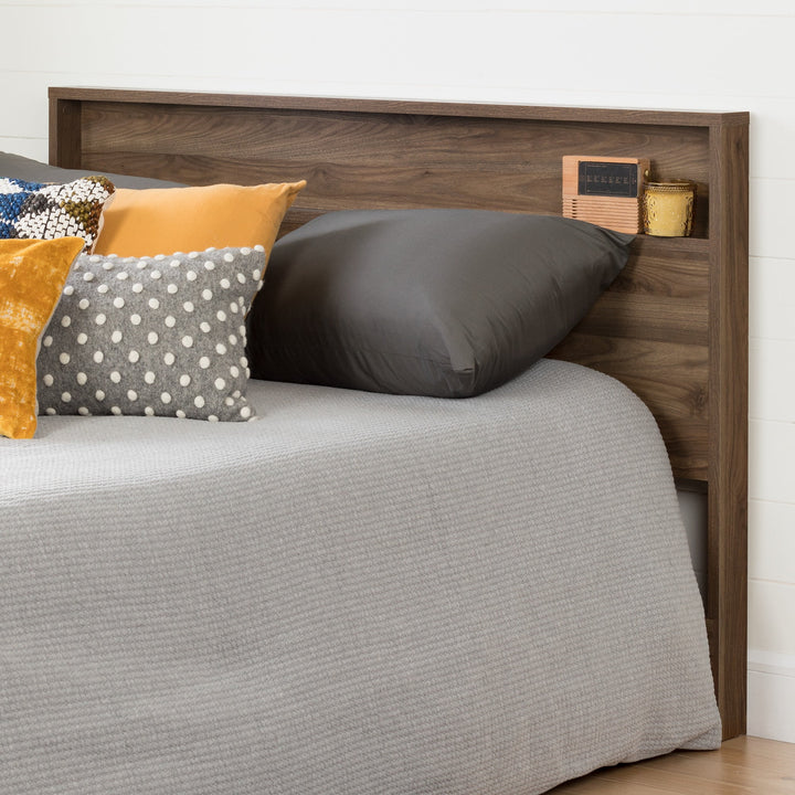 Holland Full Queen Panel Headboard in Natural Walnut